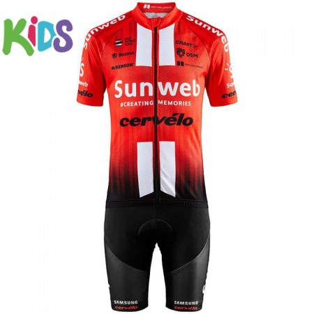 Tenue Maillot + Cuissard 2019 Team Sunweb Enfant N001